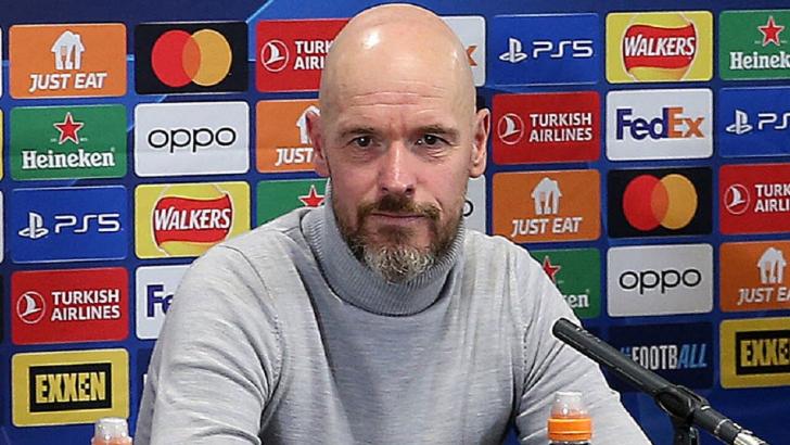 Man Utd manager Erik ten Hag in his press conference